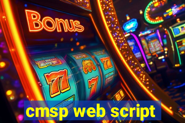 cmsp web script